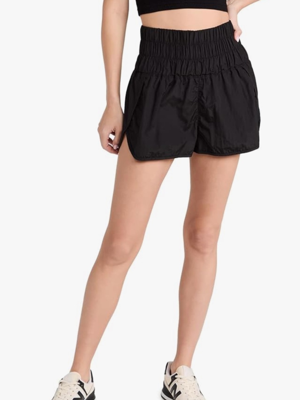 Free people Black Athletic Shorts